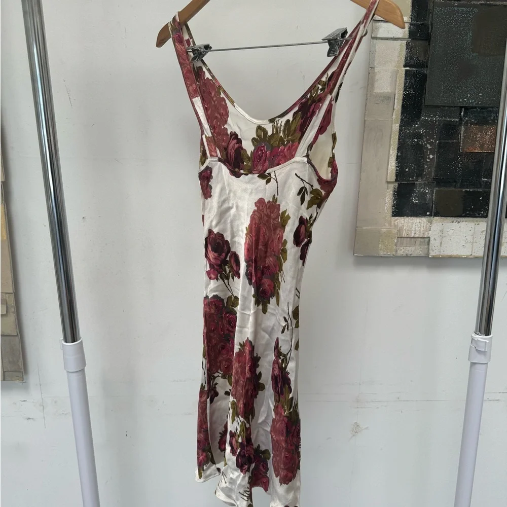 Betsey Johnson Floral Slip Mini Dress - Picture 3 of 4